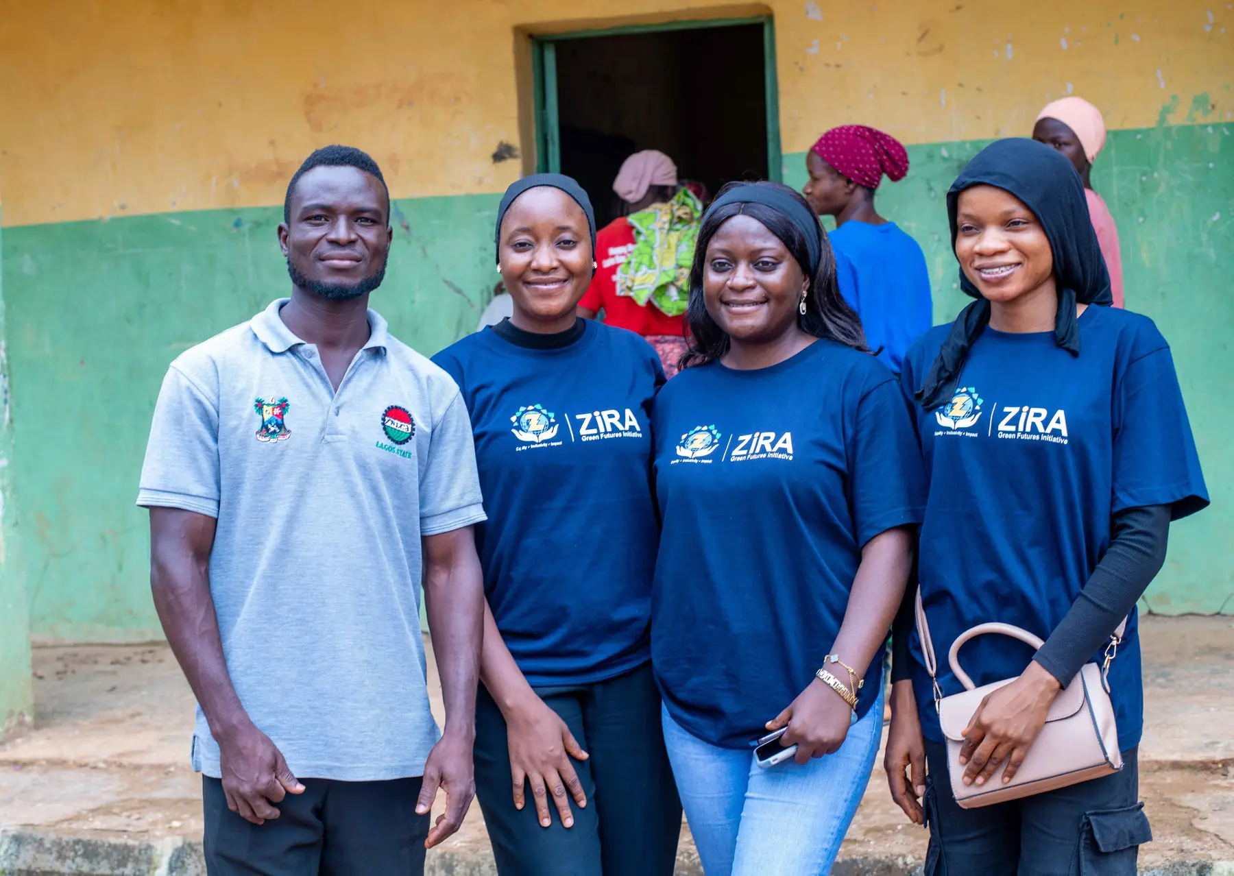 ZiRA outreach team members at the community event